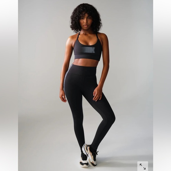Savage X Fenty Main Player High Waisted Active Yoga Workout Black Legging 3X - Picture 8 of 16